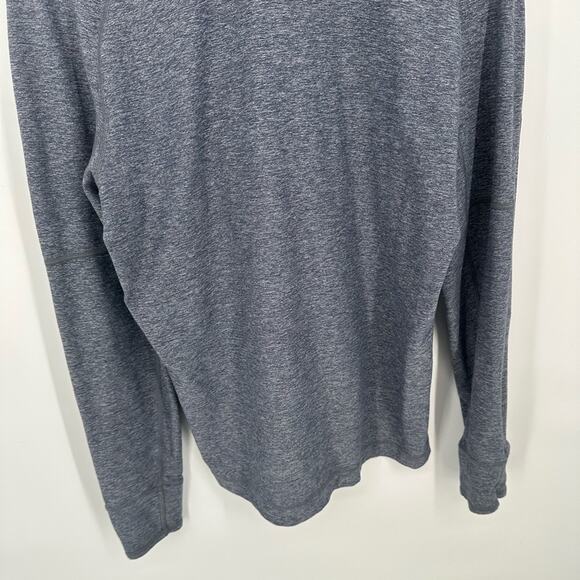 Lululemon Surge Warm 1/2 Zip *Silver Heathered Dark Slate Mens Size Medium - Picture 7 of 8